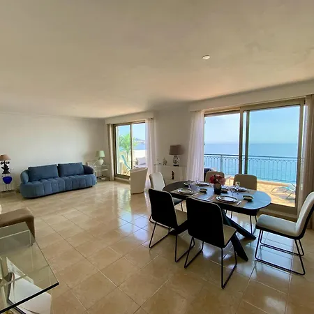 2p Panoramic Sea View Wi-fi Ac Nice