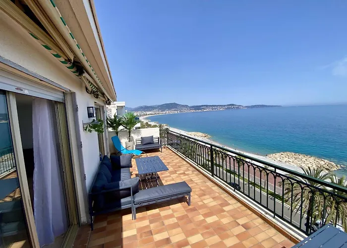 2p Panoramic Sea View Wi-fi Ac アパート *